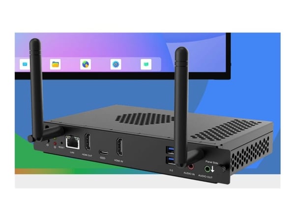 Avocor - Digital skyltspelare med spår - 8 GB RAM - 64 GB - Android 13 - 4K UHD (2160p) - 60 fps