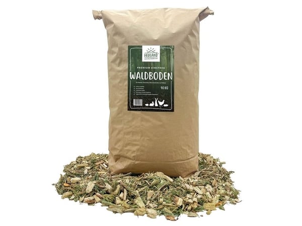 Heuland Skovbund Strøelse - 100% naturlig bundstrøelse 10 kg/40 liter