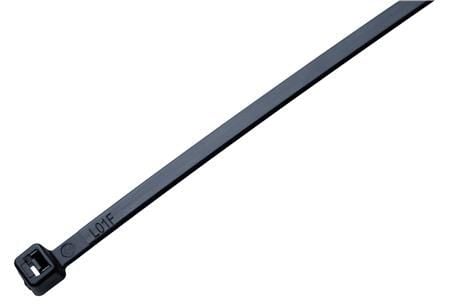 Kaapelinside 4,8X300 musta UV-kestävä, max Ø halkaisija 81,0mm, lämpötila -40°C - +85°C, vetolujuus 230N, polyamidi (PA) - (100 kpl)
