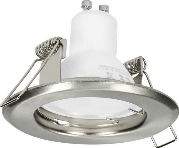 Orno SUTRI RC dekorramme til innfelt spotlight MR16/GU10 maks 50 W rund stål satin