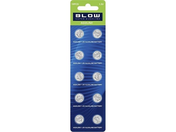 Blow 82-640# Batteri AG3 i blister L736 LR41 10 st
