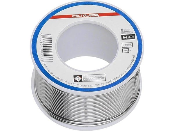 Puhallushartsiseos TINOL Sn60Pb40 1.00mm 100g 100g