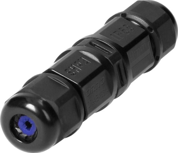 Orno MICRO suora kaapeliliitin, IP68, 2x1.0mm2, 450V/10A, 2 kpl.