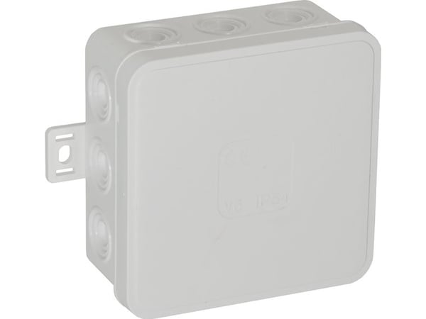 Orno Box n/t CLICK, IP54, 12 johtoa, 85x85x41mm, valkoinen, 50 kpl.