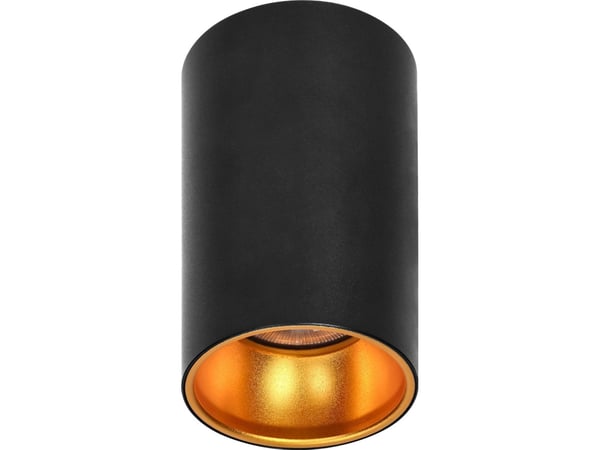 Orno ELIZA, downlight, GU10, IP20, aluminium, sort og gull
