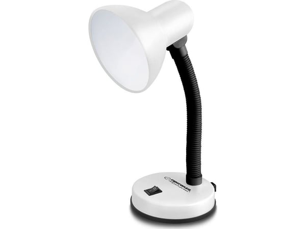 Esperanza ELD109W skrivebordslampe Vega E27 hvit