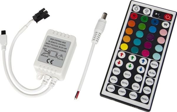 Blow 70-791# Tasm LED RGB-kontroller, 44-tasters fjernbetj., IR, HQ