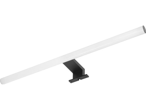 Vegglampe Orno PEEGEL LED 9W, speillampe, 810lm, 4000K, lengde 60 cm, plast+akryl, sort