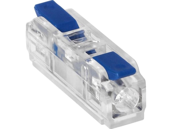 Orno Asennusliitin 1-johtiminen, kaksipuolinen; mille tahansa johdolle 0,75-4mm?; IEC 250V/32A; pussi 10 kpl.