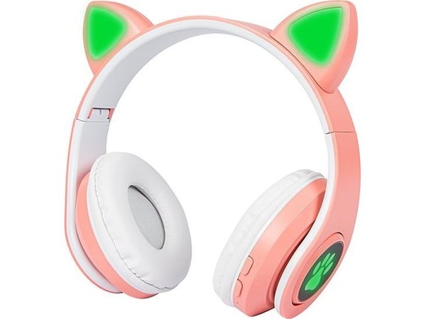 Blow 32-821# trådløse Bluetooth-hodetelefoner 5.0 LED rosa