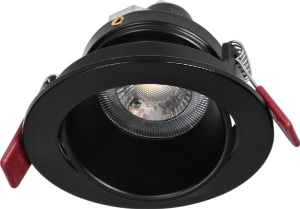 Orno FONDI dekorativ ramme for punktarmatur MR16/GU10 maks. 50W rund fast aluminium svart