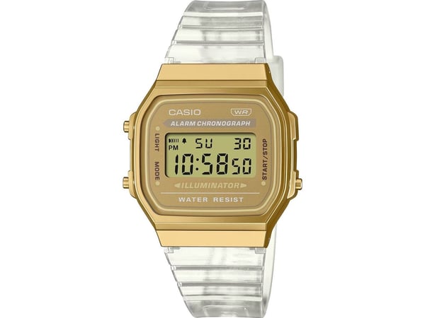 Casio A168XESG-9AEF dameklokke Casio A168XESG-9AEF fargeløs