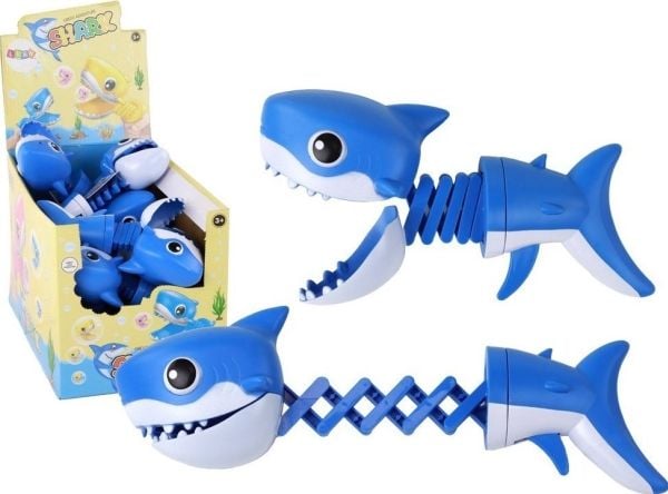 LeanToys Blue Shark Biting Fish Toy Gun