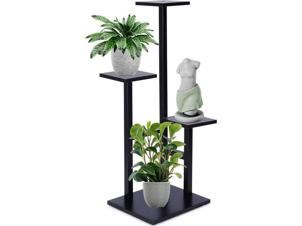 Blomsterstativ i metall 4-nivå 84 cm