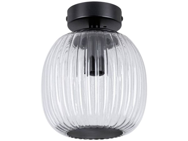 Paulmann taklampe Baderoms taklampe RUYA E14 maks.20W IP44 230V sort / glass