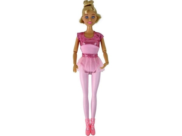 LeanToys dukke Anlily Mama med barn - ballerina
