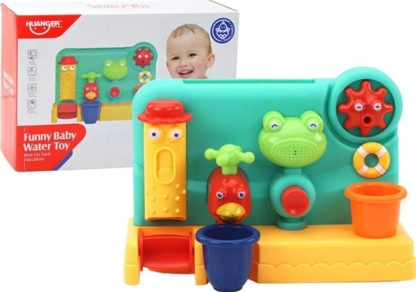 LeanToys badeleketøy fontene mølle kran