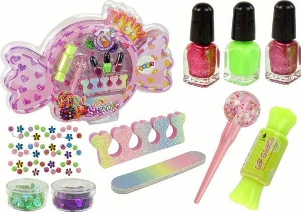 LeanToys Make-up kynsien koristelu karkkia
