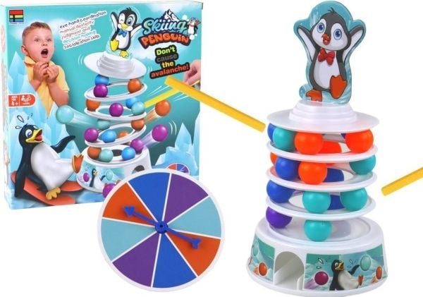 Lean Toys Arkadespill “Pingvinball-tårn”-sett