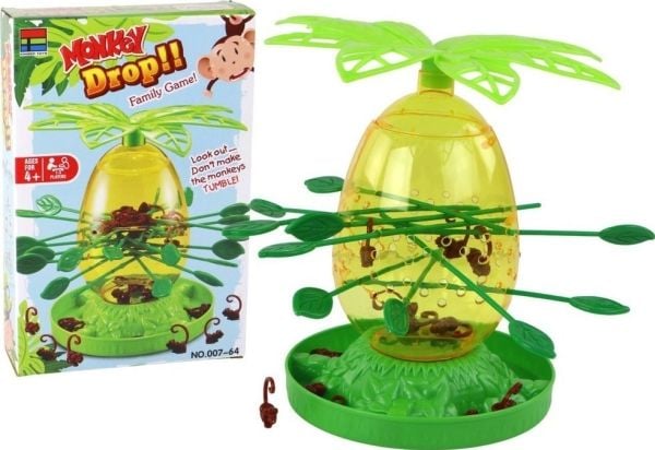 LeanToys reflexionsleksak Monkey Drop