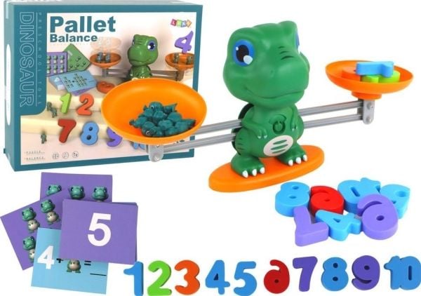 LeanToys pedagogisk leke dinosaur vekt matematiske