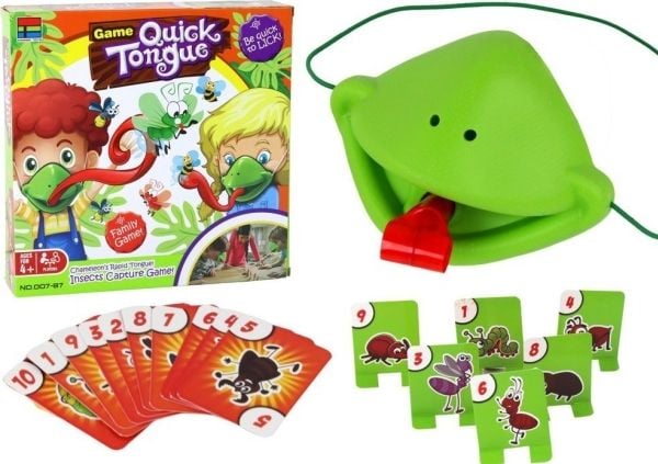 LeanToys morsomt hurtig-lyd/spill for fingerferdighet - Fang en bie maske Kameleon LeanToys morsomt hurtig-lyd/spill for fingerferdighet - Fang en bie maske Kameleon