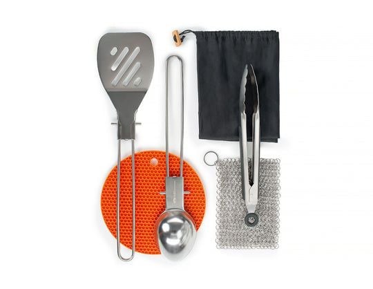 GSI Outdoors 90107, Gummi, Silikon, Rostfritt stål, Redskapssats, Multifärg, Rostfritt stål, Rostfritt stål, 748,42 g