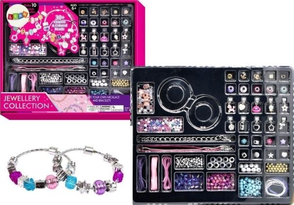 LeanToys perlesett for å lage armbånd - anheng
