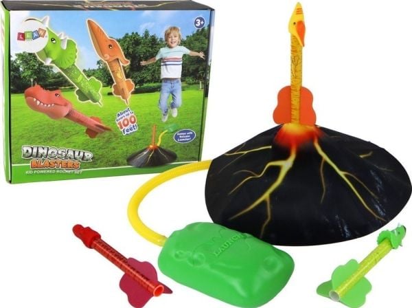 LeanToys Vulkanraketkastare Dino-leksak för hem och trädgård LeanToys Vulkanraketkastare Dino-leksak för hem och trädgård