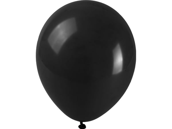Arpex ballonger pastell 10" svarte