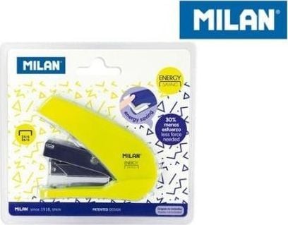 Milan häftapparat 9cm Energisparande häftapparat gul MILAN