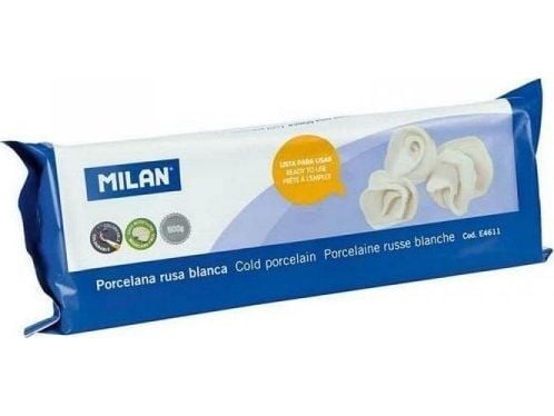 Milan mallinnustahna valkoinen