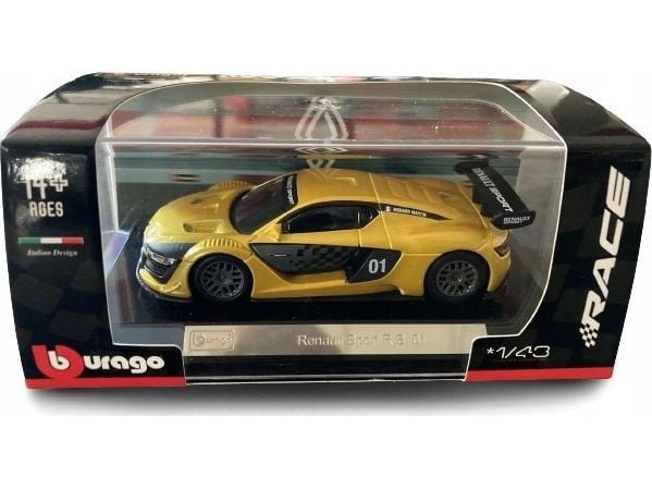 Bburago Renault Sport Metallic Gul BBURAGO