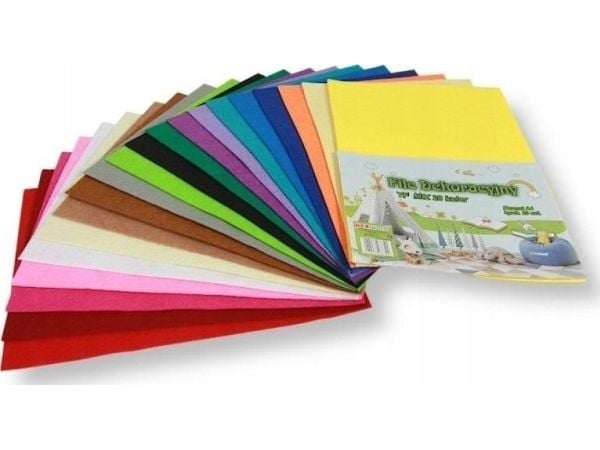Polsirhurt filtdekor mix 20x30 cm 20 stk