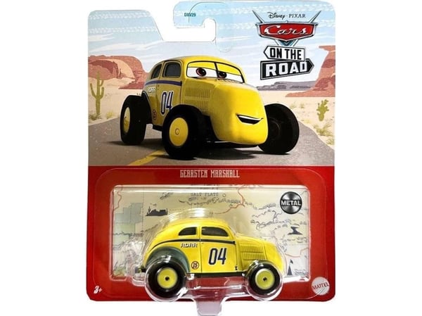 Disney Pixar Cars Disney and Pixar Cars On the Road Gearson Marshall, Bil, 3 år, Gult