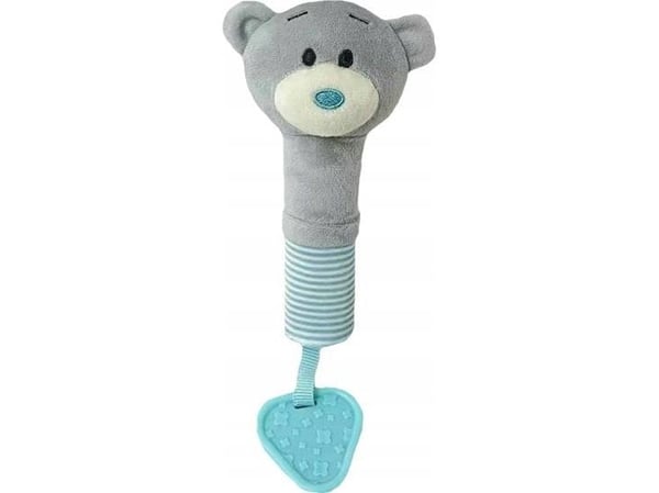 TULILO TULILO TULILO - SOUND TOY BLUE-CREAMBITE TEDdy Bear 17CM