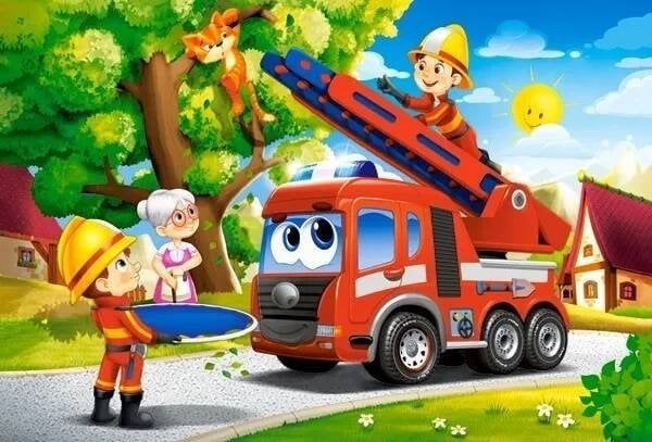 Castorland Pussel 40 Firefighters to the Rescue