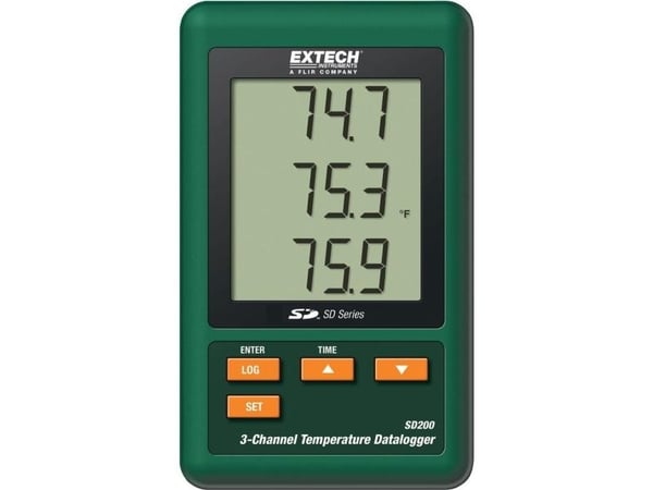 Temperatur-datalogger Extech SD200 Mål Temperatur -100 till 1300 °C