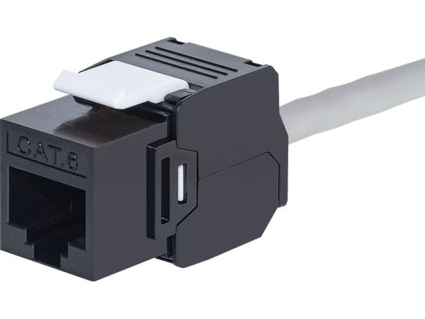 Netrack - Modulinnlegg - CAT 6 - UTP - RJ-45 - svart