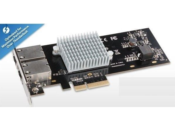 Sonnet Presto 10GbE, Intern, Ledningsført, PCI Express, Ethernet, 10000 Mbit/s, Sort, Grå