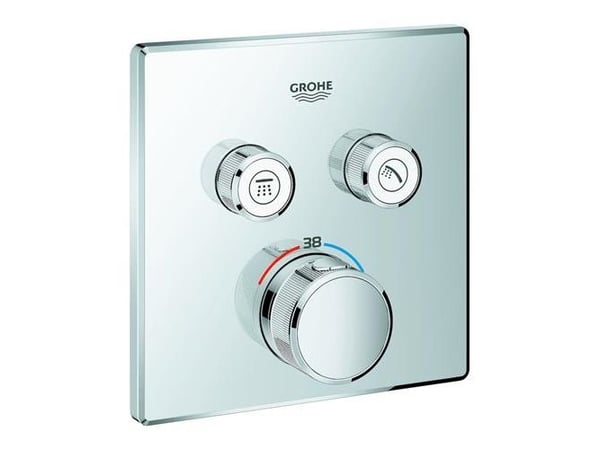 GROHE Grohtherm Smartcontrol Termostat til indbygning med 2 ventiler - 29124000