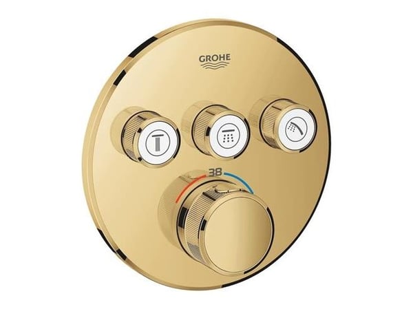 Grohtherm SmartControlTermostat til indbygning med 3 ventiler
