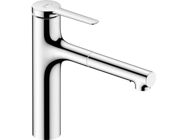Køk.arm ZesisM33 160 Ltud krom udtr 2jet