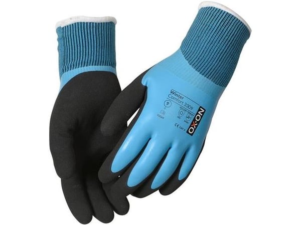 Vinterhanske Comfort 3309 svart/blå 8