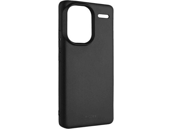 Fixed Story - Baksidedeksel for mobiltelefon - bløt gummi - svart - for Xiaomi Redmi Note 13 Pro+