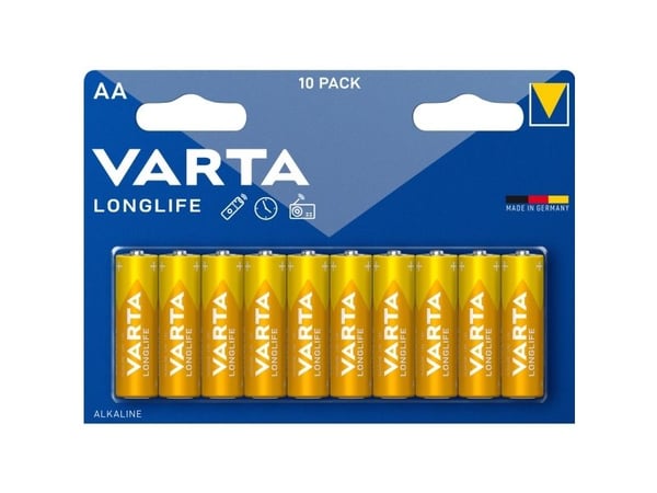 Varta Longlife 4106 - Batteri 10 x AA-typ - alkaliskt
