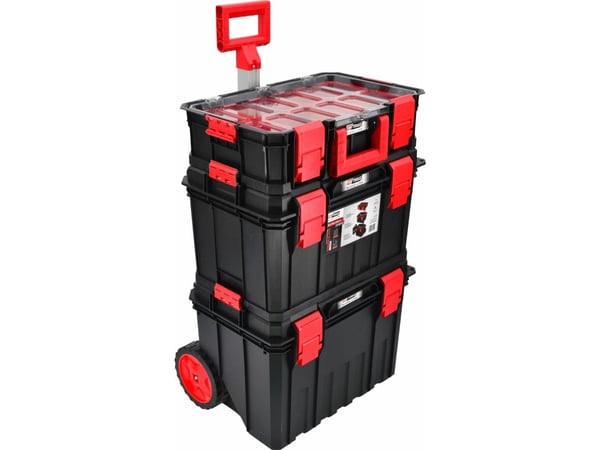 AWTools modulær verktøykasse MODULAR BOX, 4-i-1 sett, 530x355x825 mm