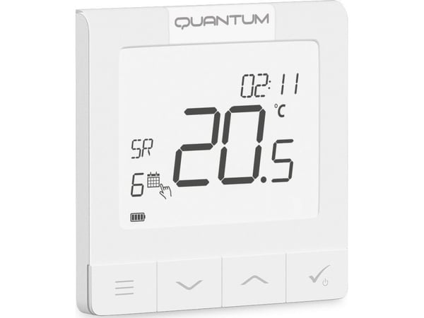 Salus Salus langaton pinta-asennettava lämpötilansäädin WQ610RF Quantum OpenThermillä, viikoittainen, paristokäyttöinen