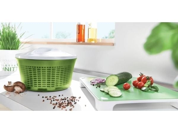 Leifheit Salad Spinner Signature, Sort, Hvit, 1 stykker