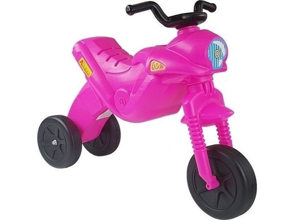 LeanToys Kolmipyöräinen Enduro juoksumoottoripyörä Vaaleanpunainen 5045